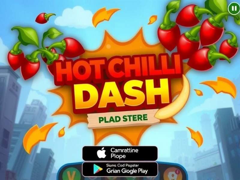 Hot Chilli Dash Game Main Screen