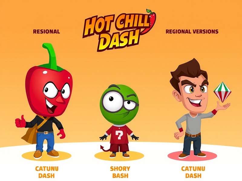 Hot Chilli Dash Regional Versions